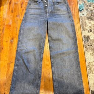 MOTHER Superior Gray Denim Jeans